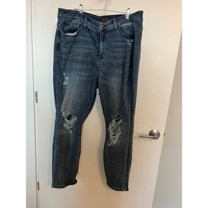 Judy Blue 20W Distressed Boyfriend Jeans